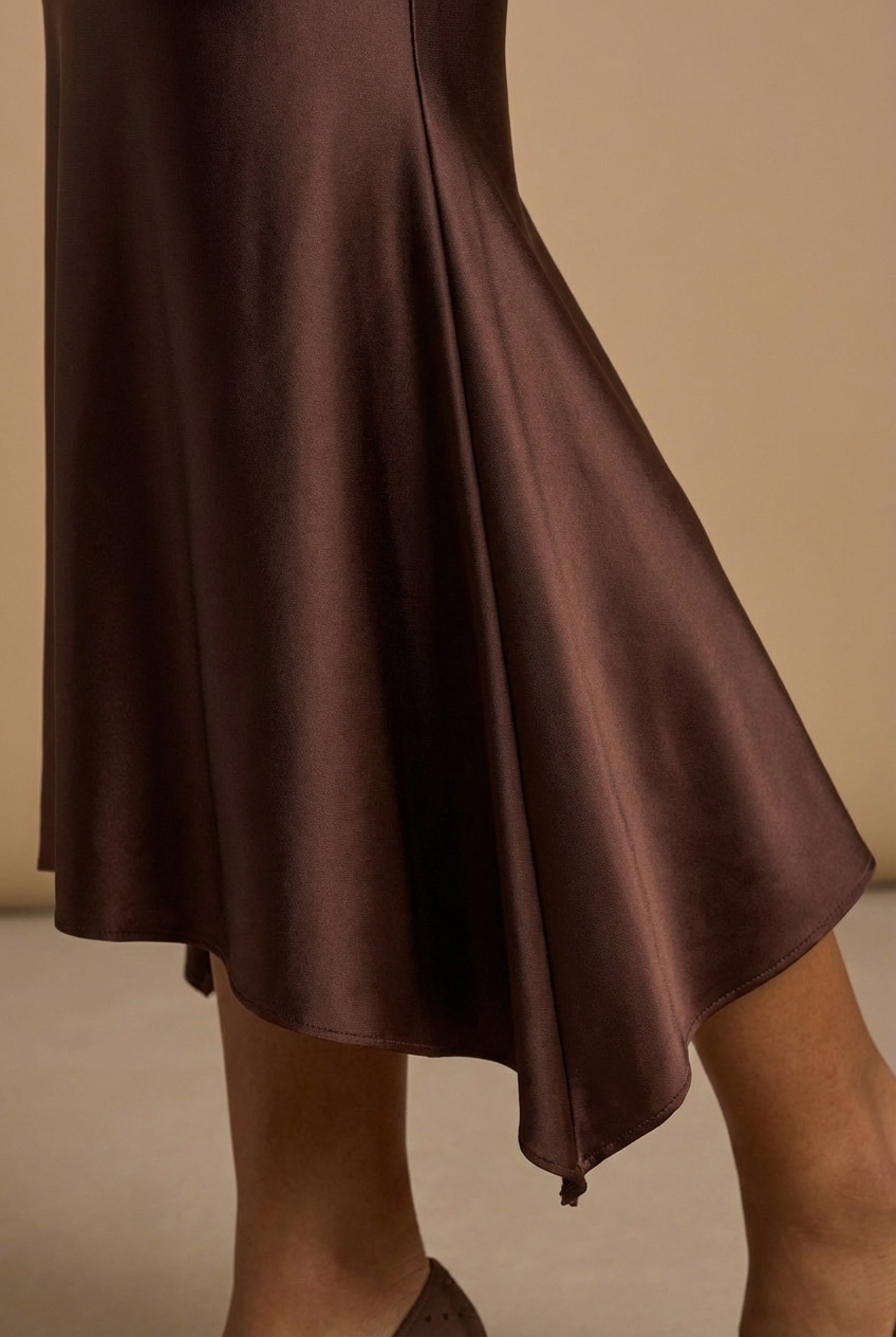 Sirena Robe Mi-Longue - Brun Cacao