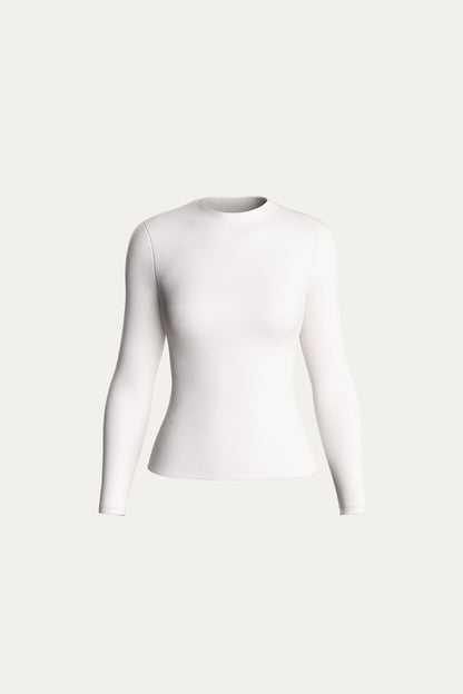 Mist T-Shirt À Manches Longues - Blanc
