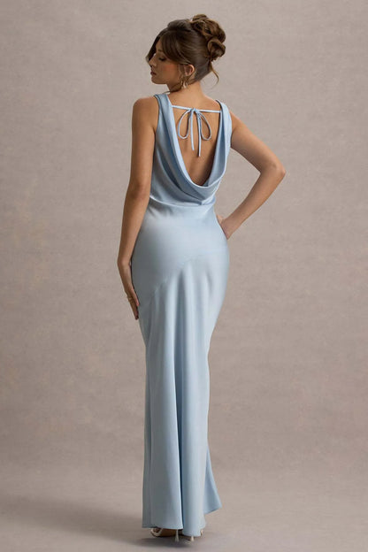 Célestine Maxi Dress — Sky Blue
