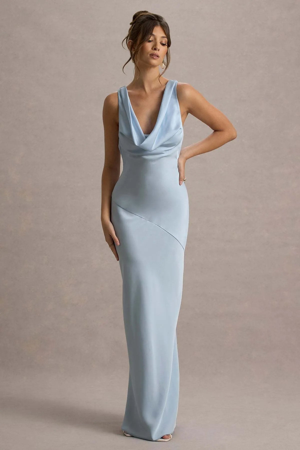 Célestine Maxi Dress — Sky Blue