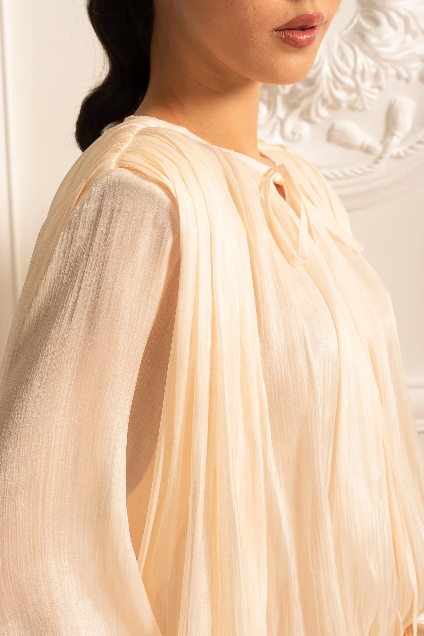 Cassiopée Robe Courte - Champagne Ivoire