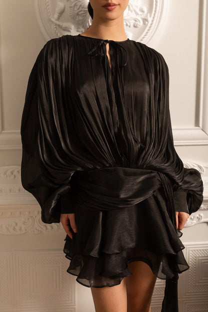 Cassiopée Robe Courte - Noir