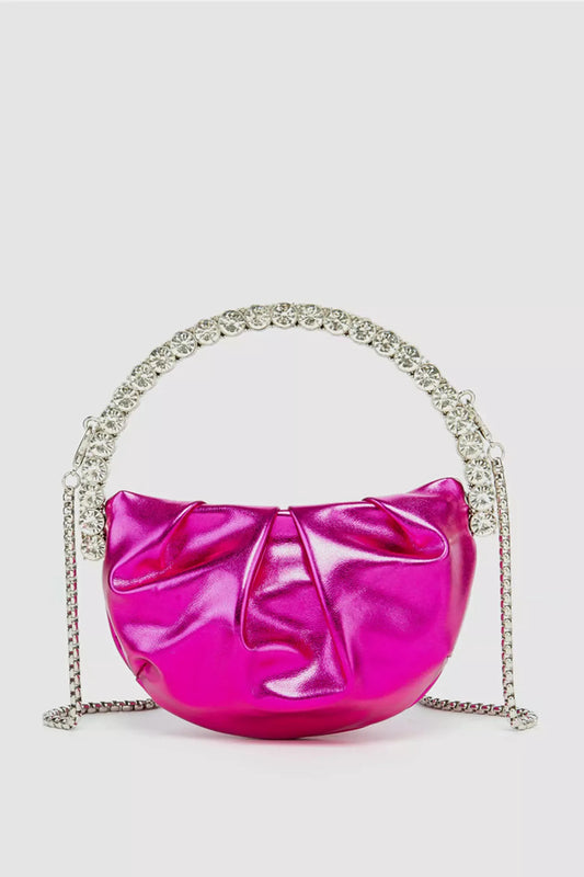 Mini Mariah Bag – Metallic Fuchsia