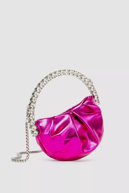 Mini Sac Mariah – Fuchsia Métallisé