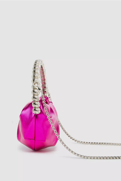 Mini Sac Mariah – Fuchsia Métallisé