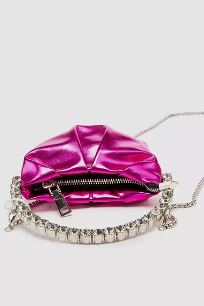 Mini Sac Mariah – Fuchsia Métallisé