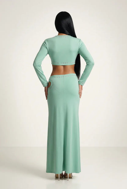 Naïa Two-Piece Set — Jade Green