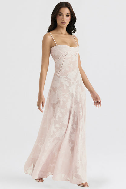 Mélanie Robe Longue - Blush