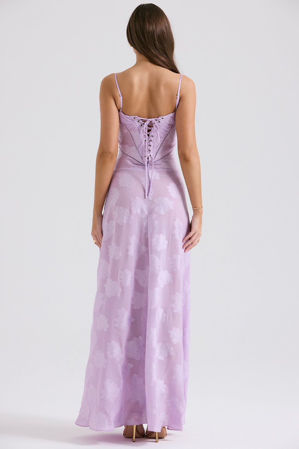 Melanie Long Dress - Lilac