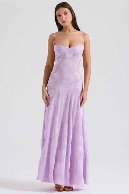 Melanie Long Dress - Lilac
