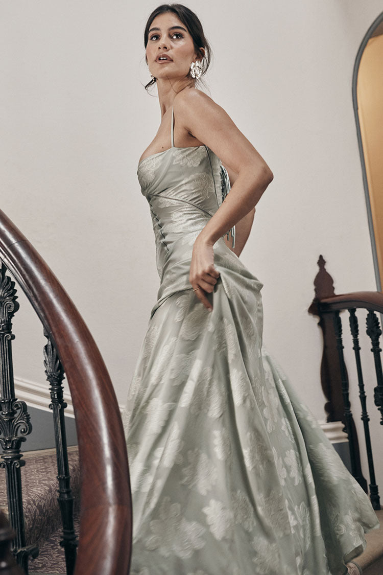 Mélanie Robe Longue - Vert