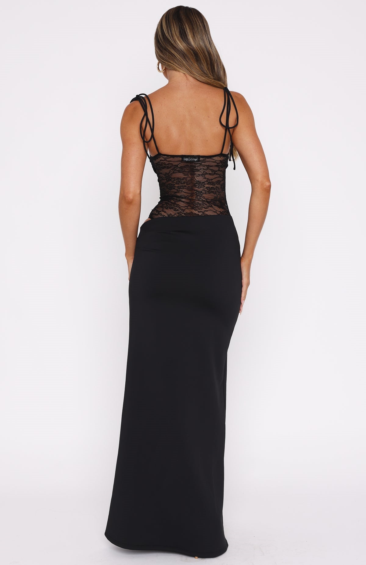 Lily Long Dress - Black