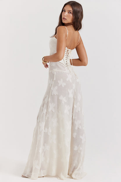 Melanie Long Dress - Off-White