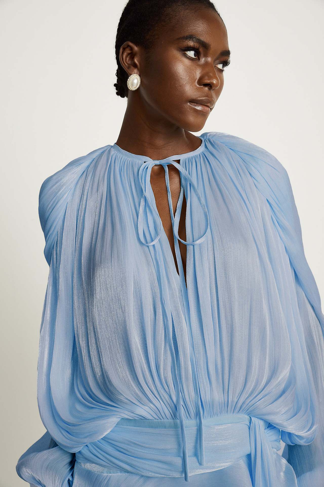 Cassiopée Robe Courte - Bleu Majorelle