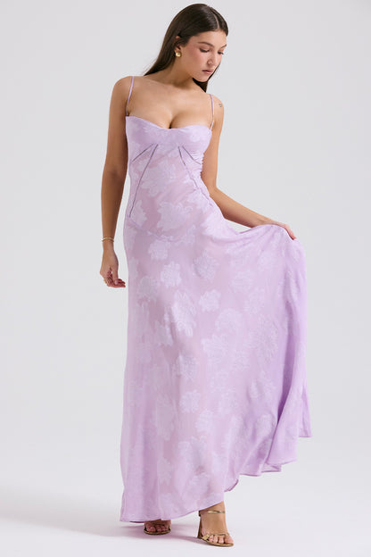Melanie Long Dress - Lilac