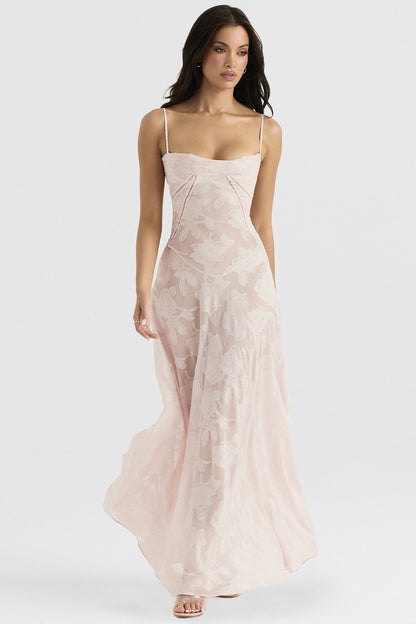 Mélanie Robe Longue - Blush