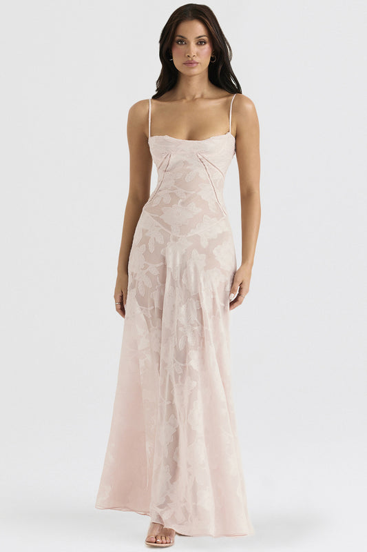 Mélanie Robe Longue - Blush