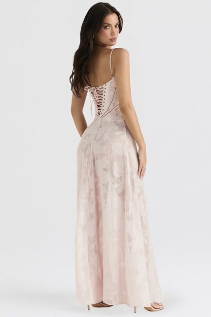 Mélanie Robe Longue - Blush