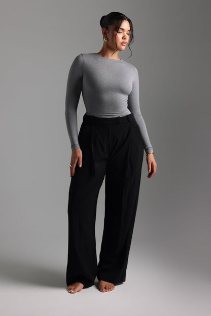 Mist T-Shirt À Manches Longues - Gris