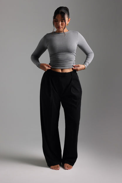 Mist T-Shirt À Manches Longues - Gris