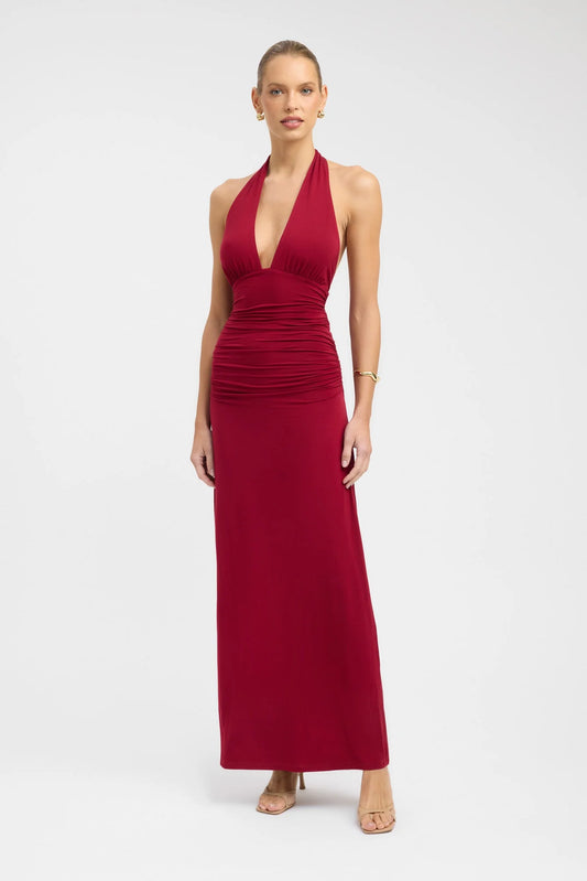 Elenya Robe Longue - Rouge
