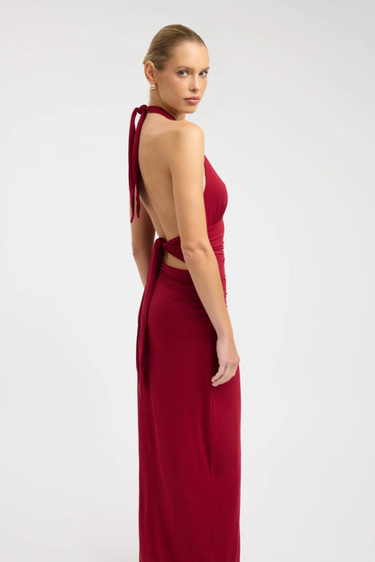 Elenya Robe Longue - Rouge
