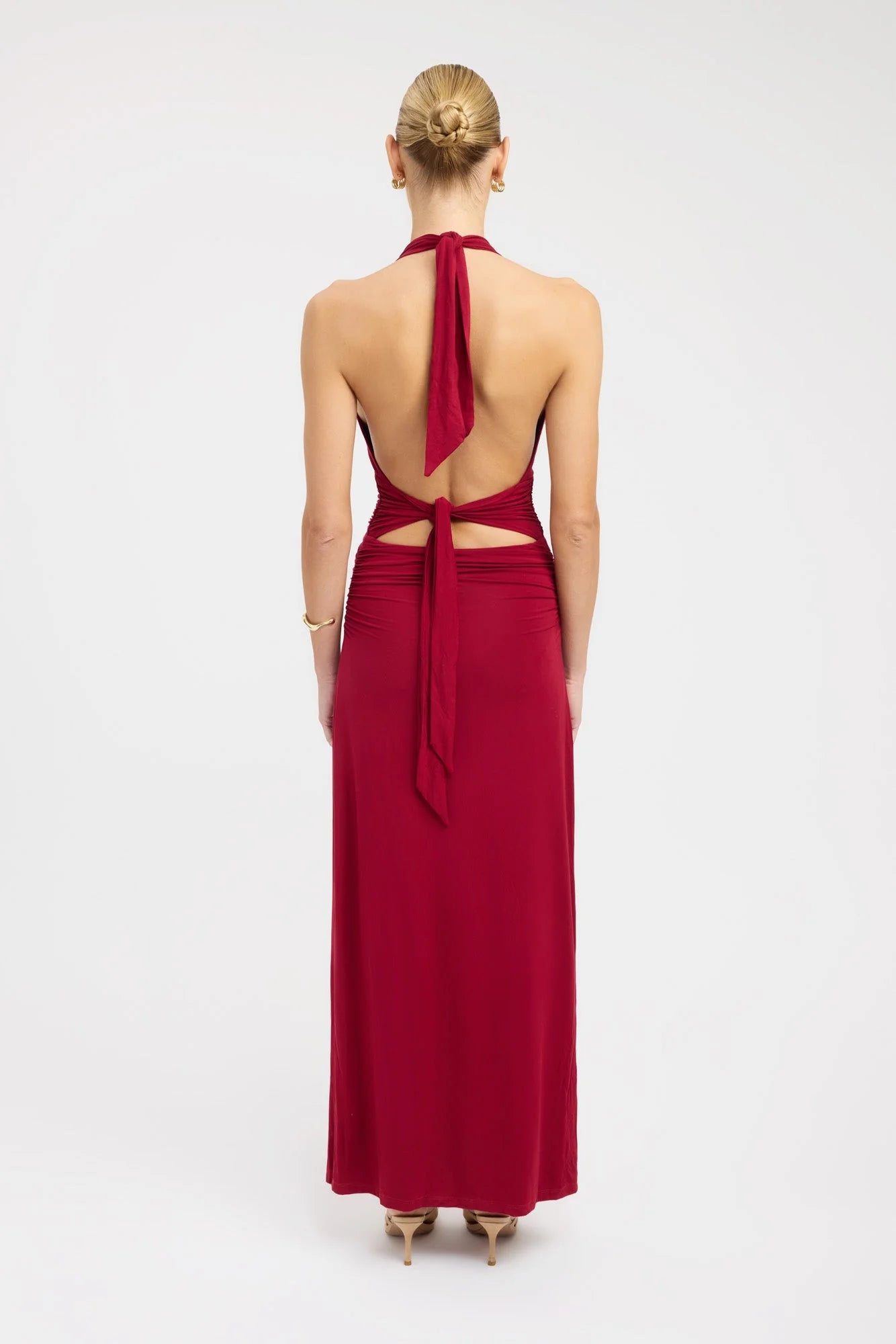 Elenya Robe Longue - Rouge