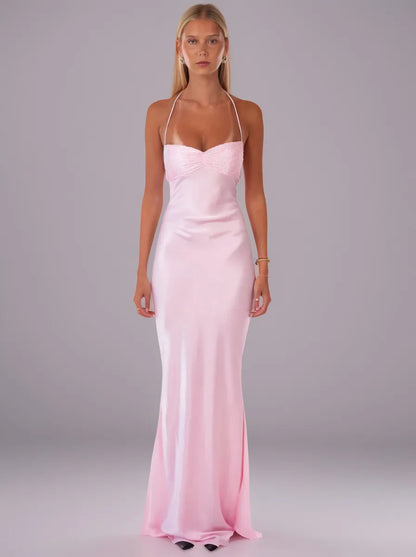 Roxane Maxi Dress — Pink