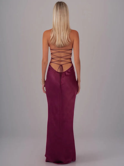 Roxane Maxi Dress — Purple