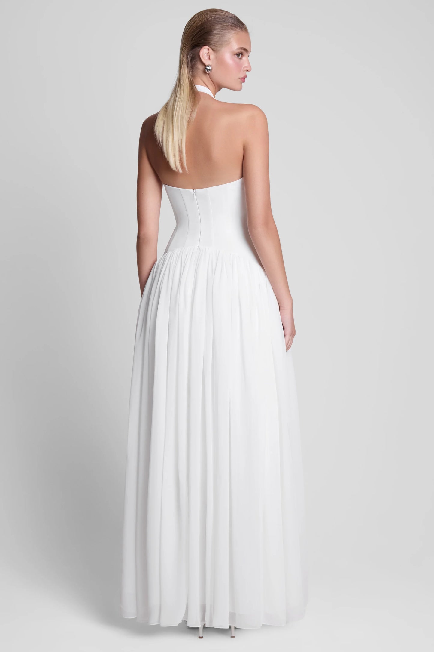 Salomé Long Dress — Milk Ivory