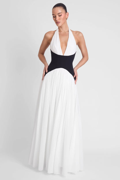 Salome Maxi Dress — Ink & Ivory