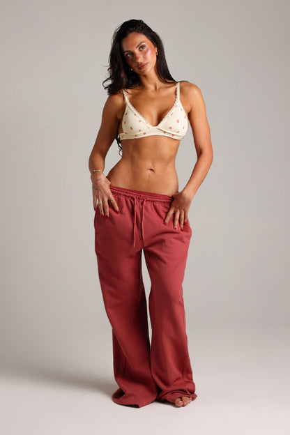 Lace Demi Brassière - Fraises Et Crème