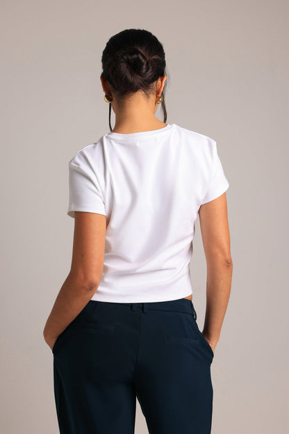 Baby Relaxed Shirt  - Blanc