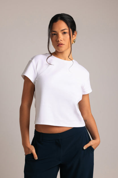 Baby Relaxed Shirt  - Blanc