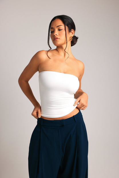 Classic Top Bandeau - Blanc