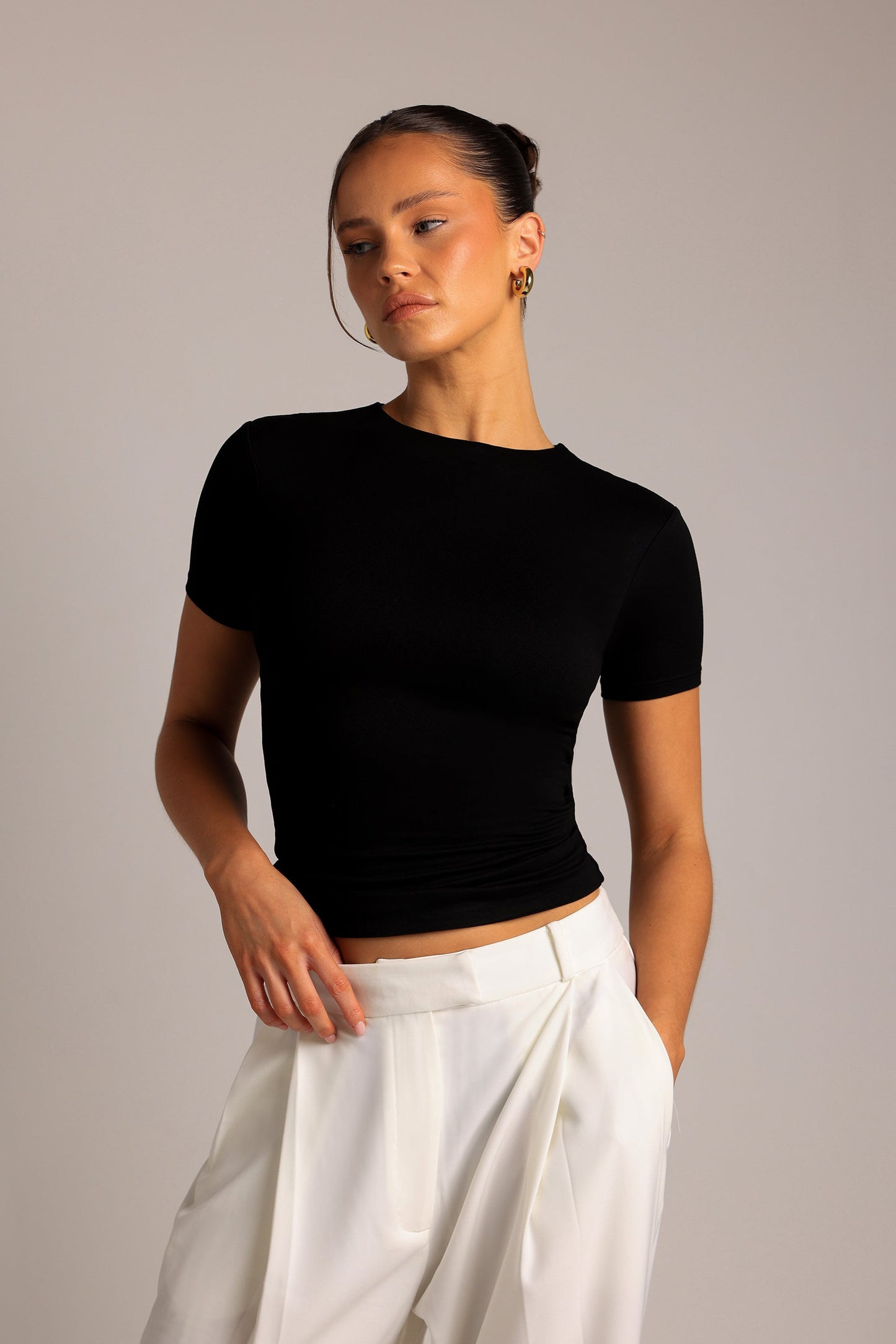 Mist T-Shirt À Manches Courtes - Noir