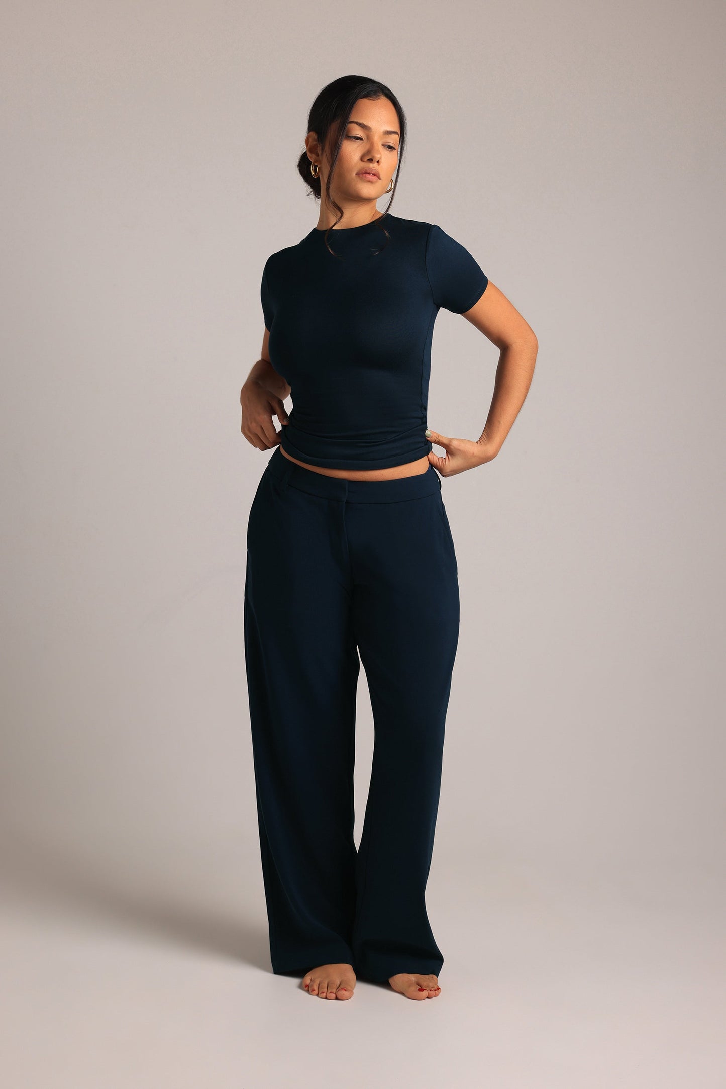 Mist T-Shirt À Manches Courtes - Bleu Marine