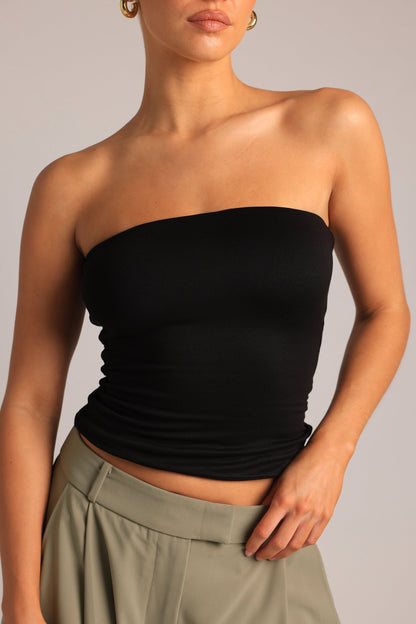 Classic Top Bandeau - Noir