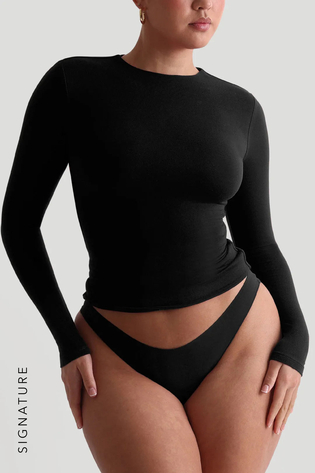 Mist T-Shirt À Manches Longues - Noir