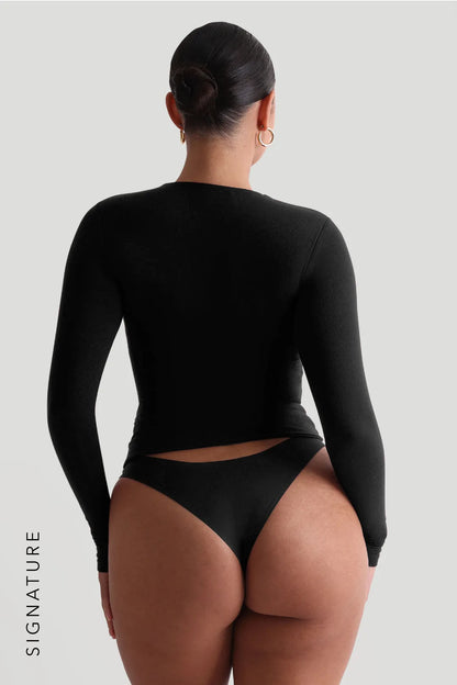 Mist T-Shirt À Manches Longues - Noir