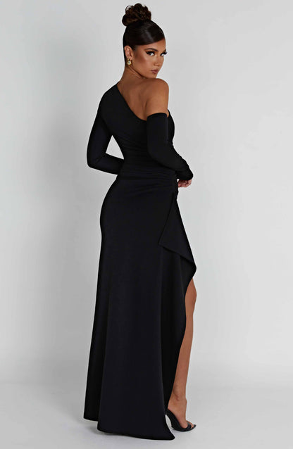 Robe longue Abrielle - Noir