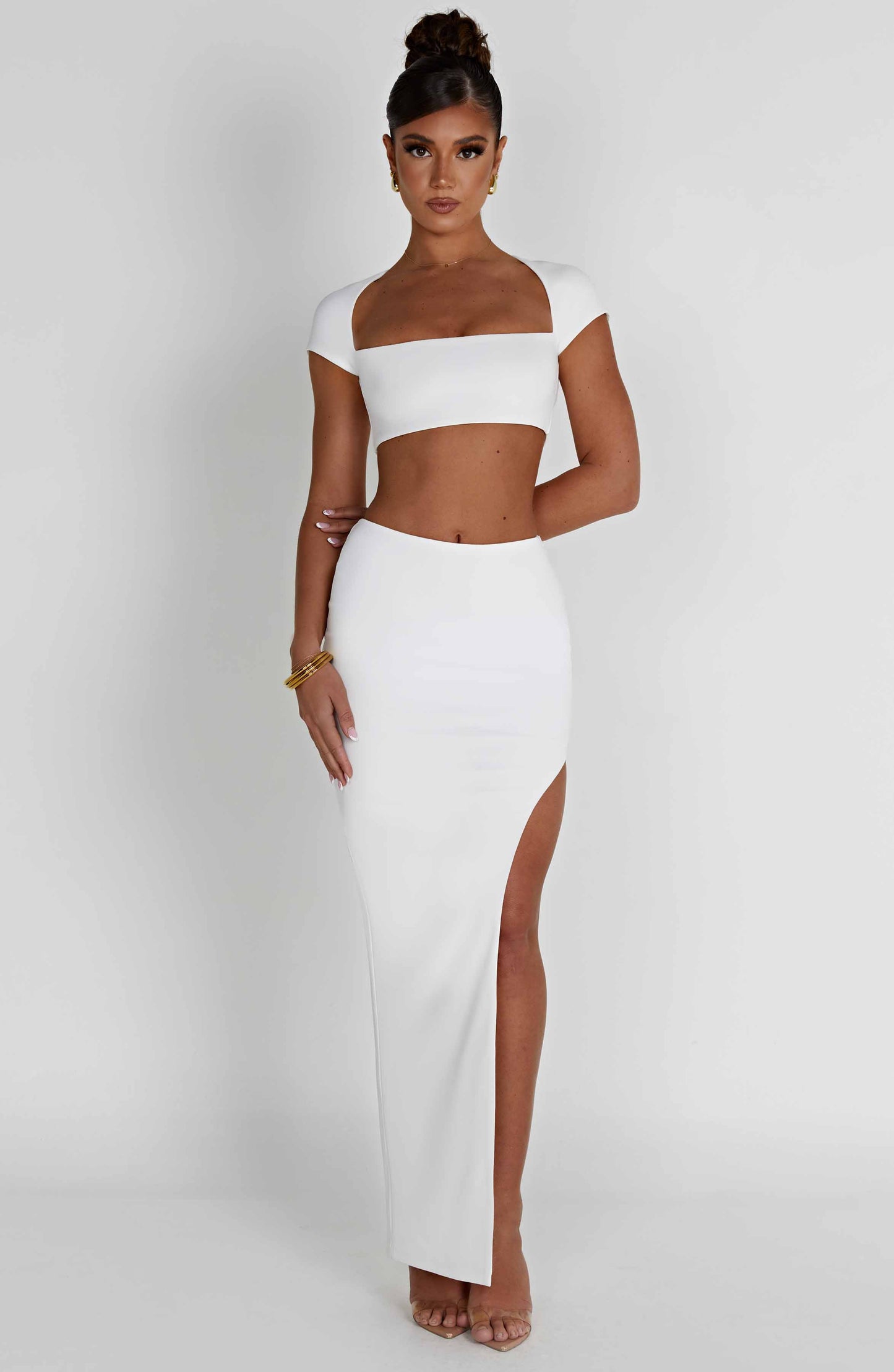 Adorn Maxi Skirt - Ivory