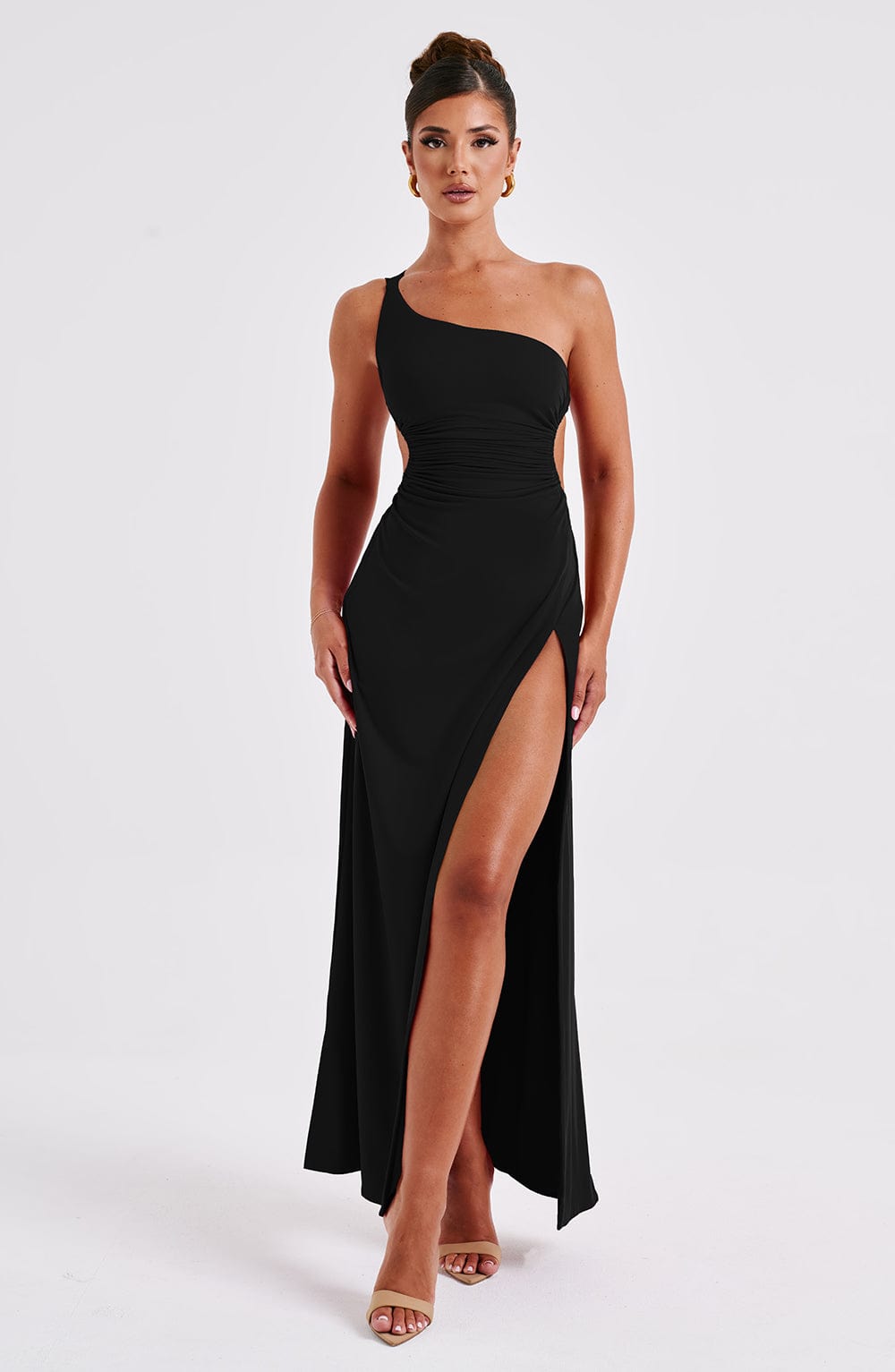 Robe longue Alecia - Noir