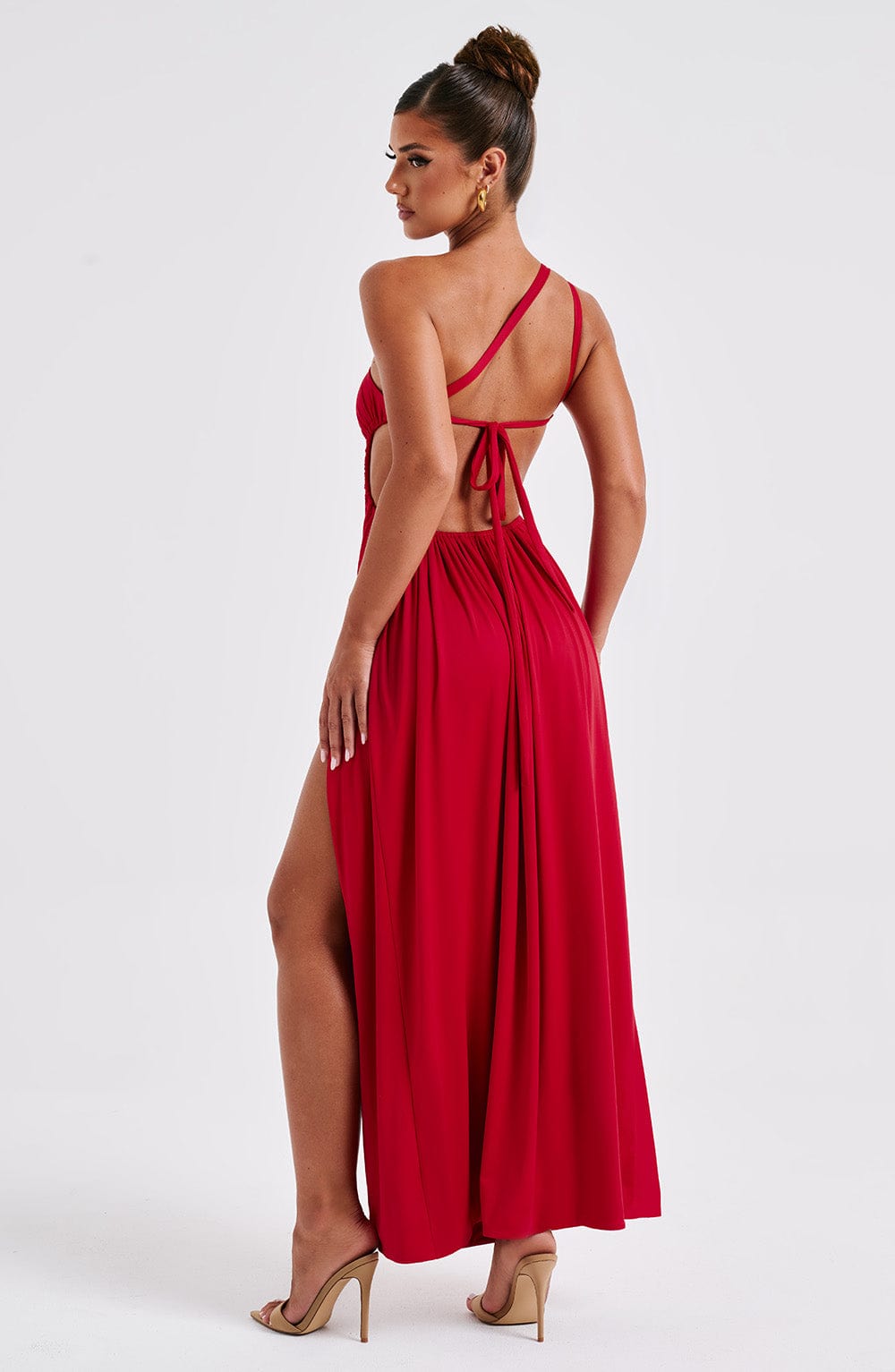 Robe longue Alecia - Rouge