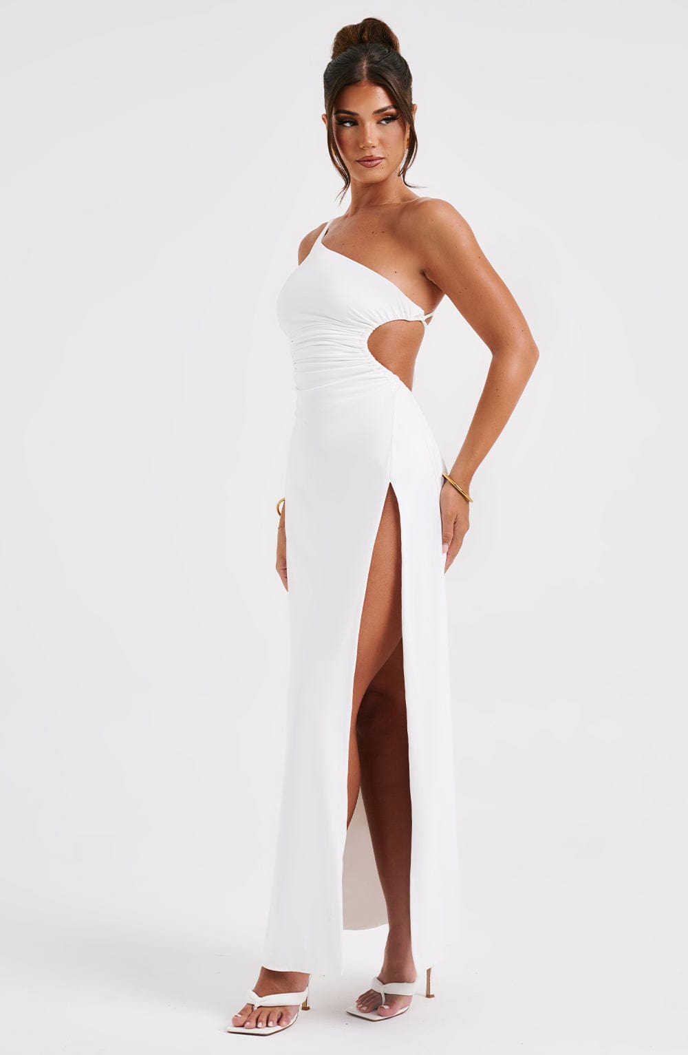 Robe longue Alecia - Blanc