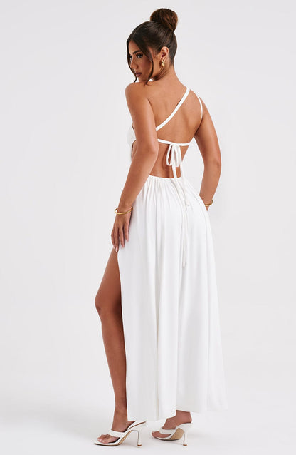 Robe longue Alecia - Blanc