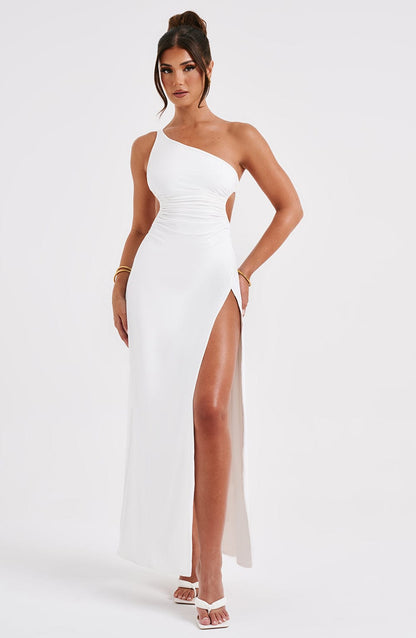 Robe longue Alecia - Blanc