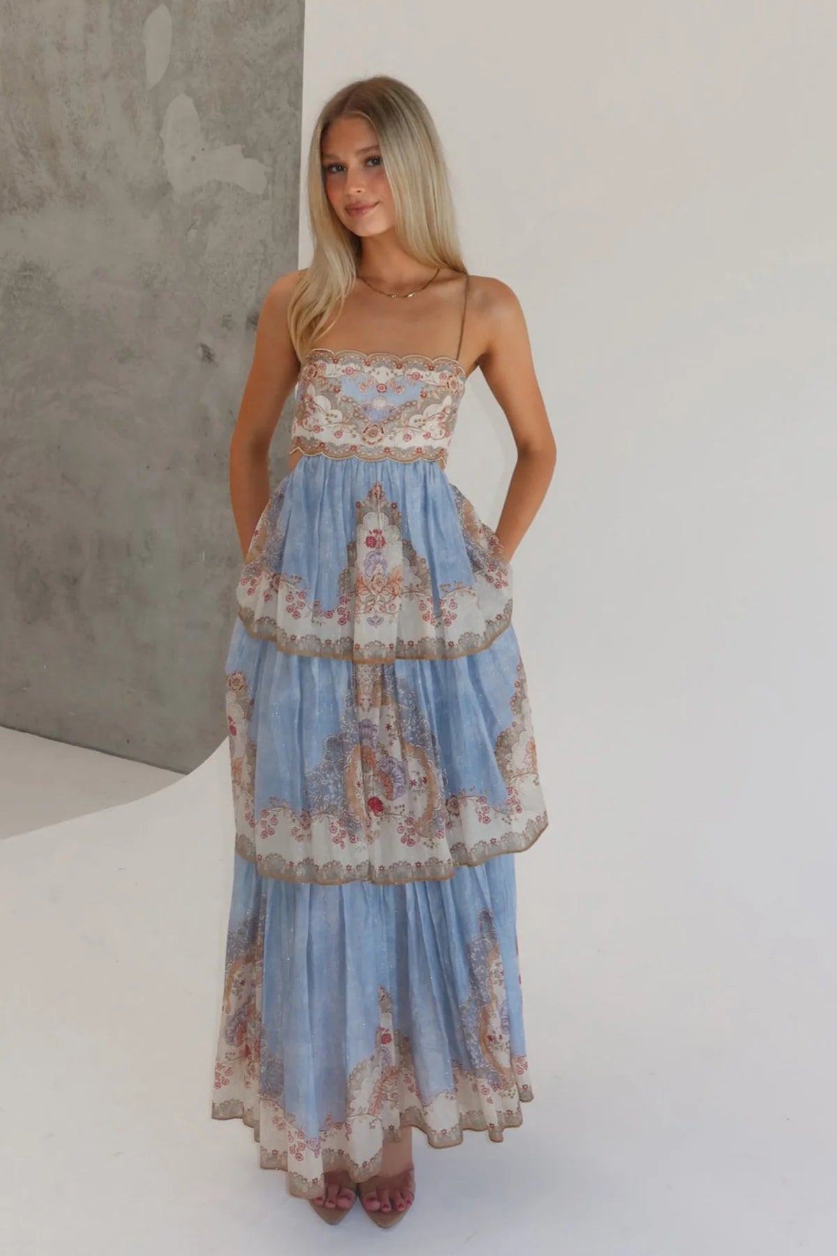 Alizée Robe Longue Fleuri