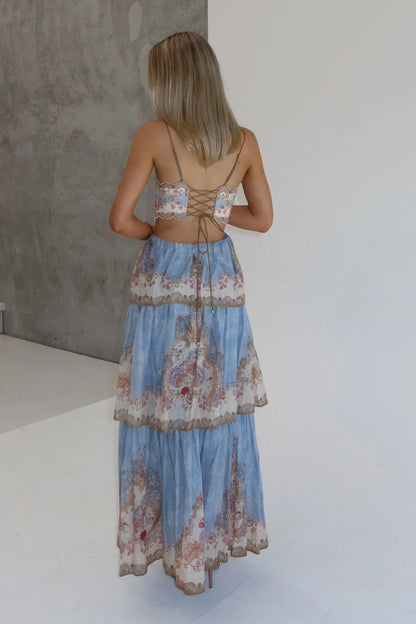 Alizée Robe Longue Fleuri