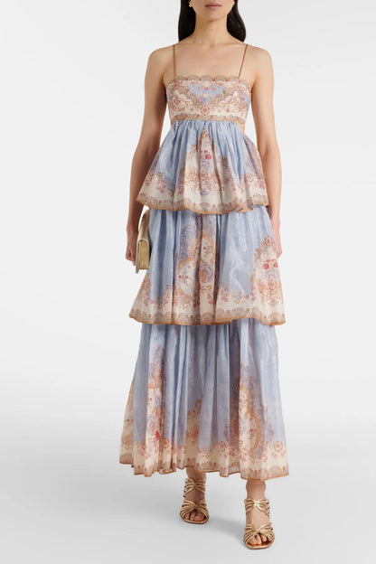 Alizée Robe Longue Fleuri